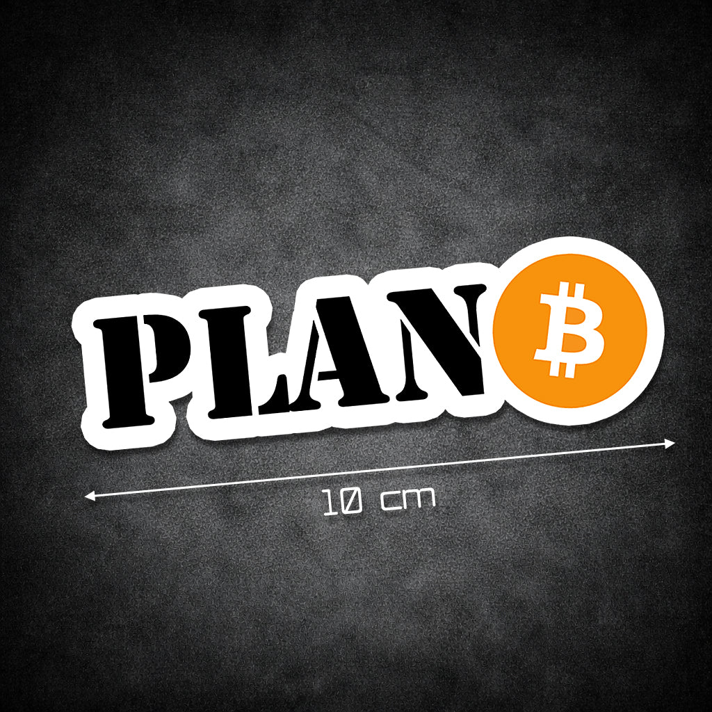 PLAN B Sticker